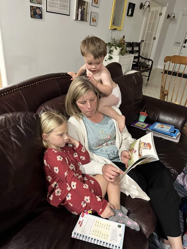 reading with kids